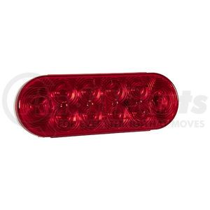 5626550 by BUYERS PRODUCTS - 6in. Red Oval Stop/Turn/Tail Light with 10 LEDs (Pl-3 Connection) - Bulk