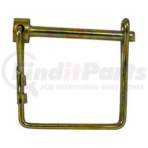 66050 by BUYERS PRODUCTS - Safety Snapper Pin, 1/4" Diameter x 1-3/4" Usable Length, 1-1/2" Clearance, Yellow Zinc