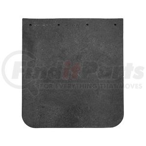 b1820lsp by BUYERS PRODUCTS - Mud Flap - Heavy Duty, Black, Rubber, Plain, Bolt-On Type, 18" Width, 20" Height, 0.25" Thickness