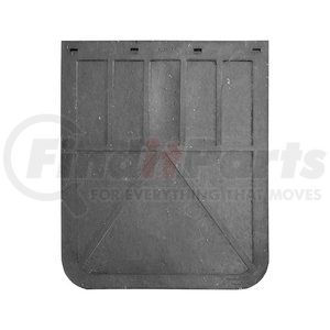 b2024lsp by BUYERS PRODUCTS - Mud Flap - Heavy Duty, Black, Rubber, Plain Finish, Bolt-On, 20" Width, 24" Height, 0.25 " Thickness