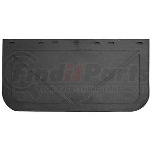 b2412lsp by BUYERS PRODUCTS - Mud Flap - Heavy Duty, Black, Rubber, 24 x 12 inches
