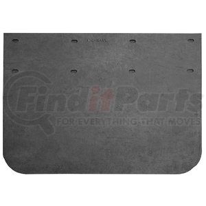 b2418lsp by BUYERS PRODUCTS - Mud Flap - Heavy Duty, Black, Rubber, 24 x 18 inches