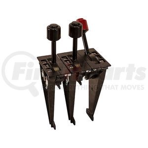 bttt52 by BUYERS PRODUCTS - PTO-Hoist-Hoist B-Series Triple Lever Control for 1/4-28 Threaded Cable