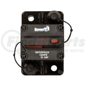 cb90pb by BUYERS PRODUCTS - Circuit Breaker - 90 AMP, with Manual Push-To-Trip Reset