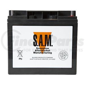 1410717 by BUYERS PRODUCTS - Vehicle-Mounted Salt Spreader Battery - 12V, 20 AMP, 275 CCA Gel Cell, Universal