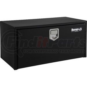 1702103 by BUYERS PRODUCTS - 18 x 18 x 30in. Black Steel Underbody Truck Box with Paddle Latch