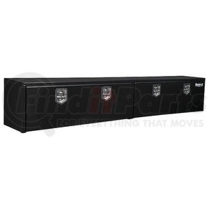 1702960 by BUYERS PRODUCTS - Truck Tool Box - Black, Steel, Topsider, 16 x 13 x 96 in.