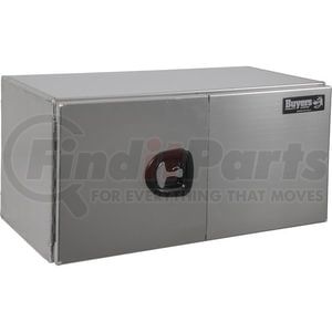 Buyers Products 1705310 Truck Tool Box 18" x 18" x48" Smooth Aluminum Underbody Truck Tool Box, Double Barn Door, 3-Pt.