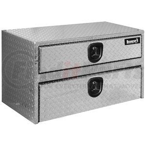 1712205 by BUYERS PRODUCTS - 20X18X36in. Diamond Tread Aluminum Underbody Truck Box with Drawer