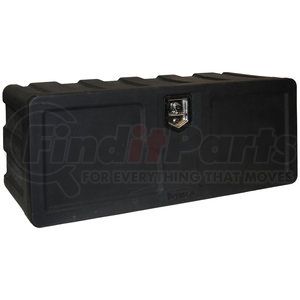1717110 by BUYERS PRODUCTS - Truck Tool Box - Black, Poly, Underbody, 18 x 18 x 48 in.
