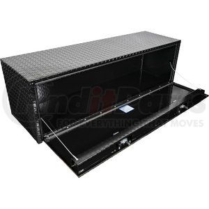 1725115 by BUYERS PRODUCTS - 18 x 18 x 60in. Black Diamond Tread Aluminum Underbody Truck Box