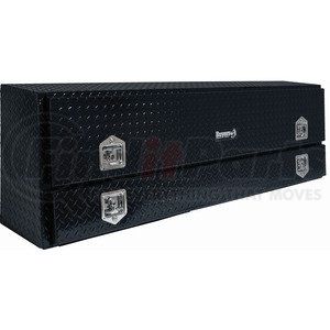 1725660 by BUYERS PRODUCTS - Truck Tool Box - 96 in. Black, Diamond Tread, Aluminum, Contractor