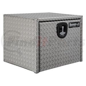 1735100 by BUYERS PRODUCTS - 18 x 18 x 24in. Diamond Tread Aluminum Underbody Truck Box with 3-Pt. Latch