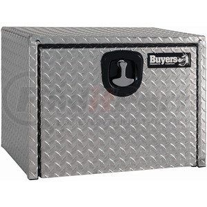1735103 by BUYERS PRODUCTS - 18 x 18 x 30in. Diamond Tread Aluminum Underbody Truck Box with 3-Pt. Latch