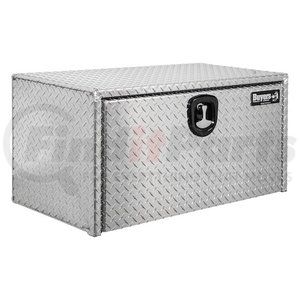 1735105 by BUYERS PRODUCTS - 18 x 18 x 36in. Diamond Tread Aluminum Underbody Truck Box with 3-Pt. Latch