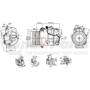 891031 by NISSENS - Air Conditioning Compressor with Clutch