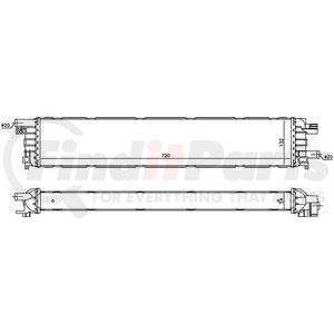 Nissens 60354 Radiator Supercharger Heat Exchanger