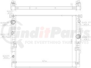 606236 by NISSENS - Auxiliary Radiator