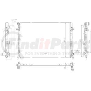 Nissens 606705 Radiator Radiator