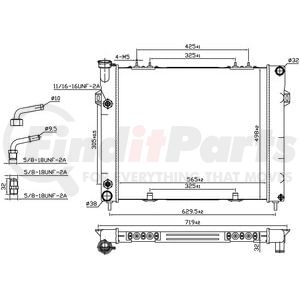 61000 by NISSENS - Radiator