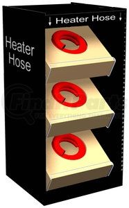 91160 by GATES - Hose Merchandiser - Heater Hose Merchandiser (Bottom Section Display Only)