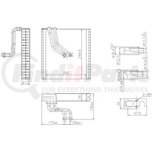 92369 by NISSENS - Air Conditioning Evaporator Core