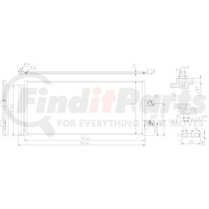 941211 by NISSENS - Air Conditioning Condenser/Receiver Drier Assembly