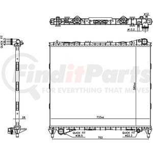 Nissens 606799 Radiator Radiator