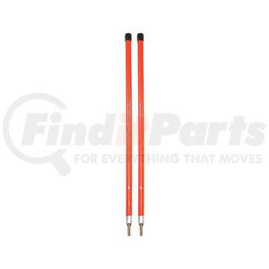 1308103 by BUYERS PRODUCTS - Bumper Guide, 3/4x24in. Fluorescent Orange Bumper Marker Sight Rods w/ Hardware
