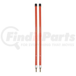 1308111 by BUYERS PRODUCTS - Bumper Guide, 3/4x36in. Fluorescent Orange Bumper Marker Sight Rods w/ Hardware