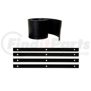 1309025 by BUYERS PRODUCTS - S.A.M.® Cut Snow Deflector - To 78" / 84" / 90" Moldboard, Universal, Rubber, Super Duty, for Plow Models C-7.5 / C-8 / C-8.5 / M-9 / M-10