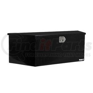 1701285 by BUYERS PRODUCTS - Truck Tool Box - Black, Steel, Trailer Tongue, 16 x 16 x 49/37 in.