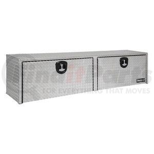 1701556 by BUYERS PRODUCTS - Truck Tool Box - Diamond Tread, Aluminum, Topsider, 16 x 13 x 88 in.
