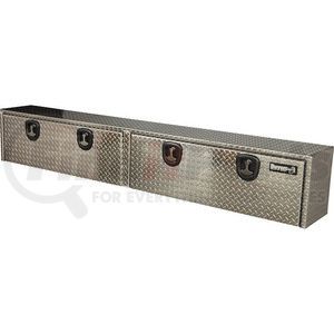 1701568 by BUYERS PRODUCTS - Truck Tool Box - Diamond Tread, Aluminum, Topsider, 18 x 16 x 96 in.
