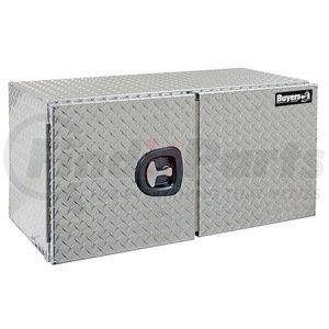 1702235 by BUYERS PRODUCTS - 24x24x36 Inch Diamond Tread Aluminum Underbody Truck Box - Double Barn Door, 3-Point Compression Latch