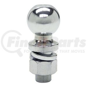 1802005 by BUYERS PRODUCTS - Trailer Hitch Ball - 2 in. Chrome, with 1 in. Shank