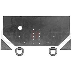 1809027a by BUYERS PRODUCTS - Trailer Hitch Reinforcement Plate - 3/4 x 34-1/2 x 23-1/2 in.