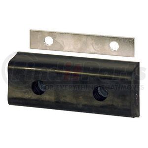 441466 by BUYERS PRODUCTS - Multi-Purpose Stop Bumper - Extruded, Rectangular, Rubber