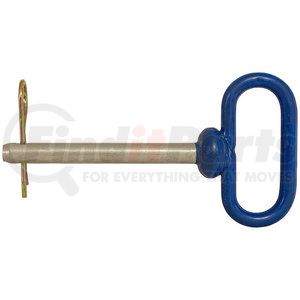 66111 by BUYERS PRODUCTS - Blue Poly-Coated Handle On Steel Hitch Pin - 3/4 x 4-1/2in. Usable Length