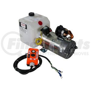 pu319 by BUYERS PRODUCTS - 3-Way DC Power Unit-Electric Controls Horizontal 0.75 Gallon Poly Reservoir