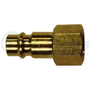 763 by MILTON INDUSTRIES - HighFlowPro® Air Plug Fitting - V-Style, Male, Brass, 300 PSI, 1/4" Basic Blow