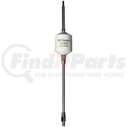 305-497 by TRUCKSPEC - Wilson® Antennas - T2000 Series Mobile CB Trucker Antenna with 10" Shaft, White