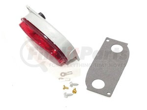 211205 by BETTS HD - 200V Series Clearance/Side Marker Light - Red LED w/ (1) 1/4 NPT Rear Entrance Mult-volt