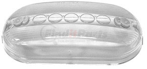 B134-15C by PETERSON LIGHTING - 134-15 Oblong Clearance/Side Marker Replacement Lens - Clear Replacement Lens