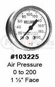 103225 by WILLIAMS CONTROLS - 103225