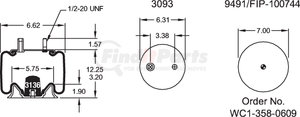 W013582119 by FIRESTONE - Air Spring