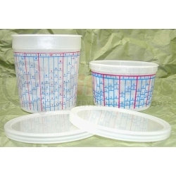 70016L by E-Z MIX - 1-Pint Plastic Mixing Cup Lids, box of 100
