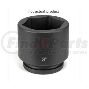 4144R by GREY PNEUMATIC - Socket - Standard Impact, 1 in. Drive, 4-1/2 in. Length, 6 Point