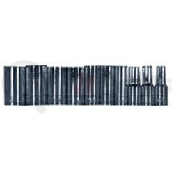 2910 by V8 HAND TOOLS - 10pc 1/4" Socket Set 6pt Met