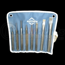 61025 by MAYHEW TOOLS - 754-K 8PC EC PUNCH&CHISEL KIT